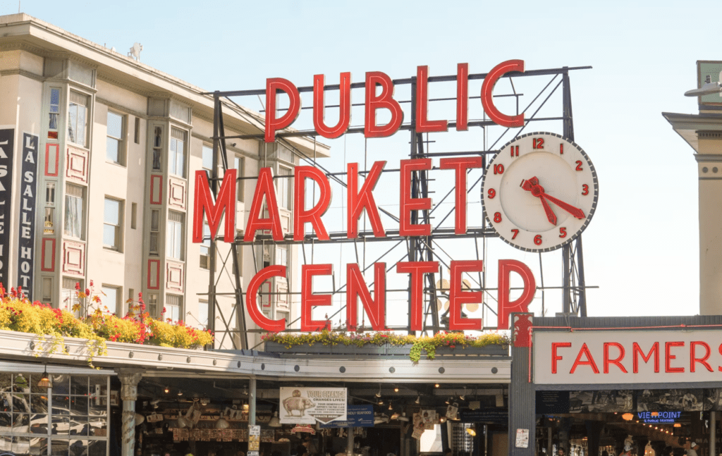outdoor team building - Pike Place Public Market