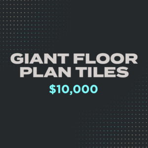 $10,000 Giant Floor Plan Tiles