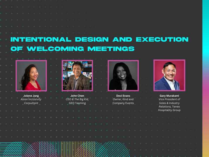 Intentional Design and Execution of Welcoming Meetings
